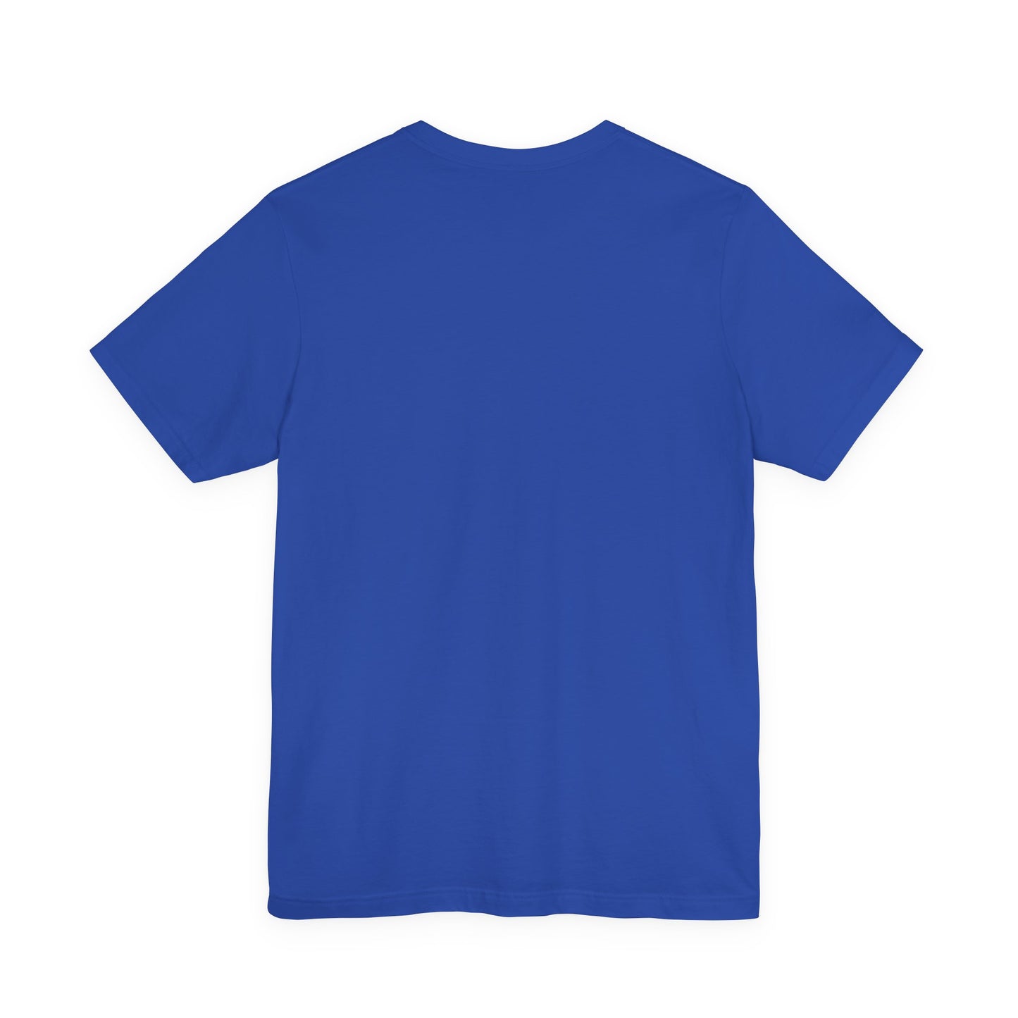 Back of True Royal Blue t-shirt - A Dragon among Men - no design
