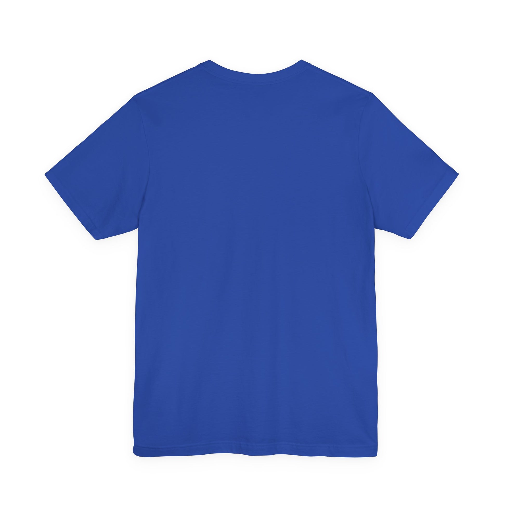 Back of True Royal Blue t-shirt - A Dragon among Men - no design