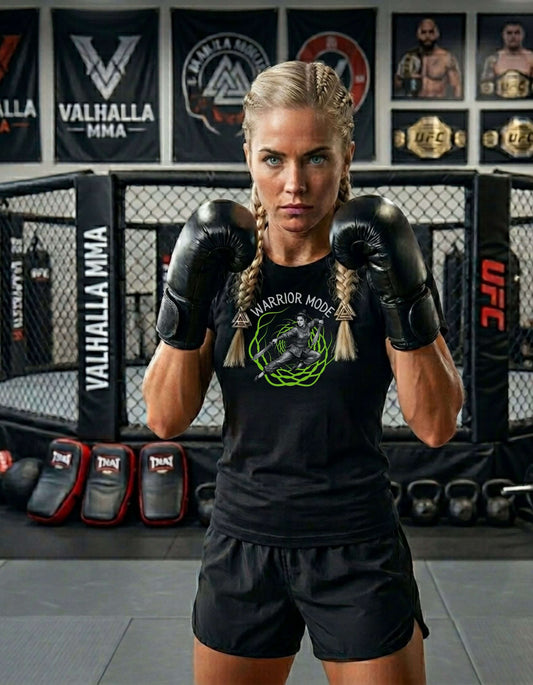 Warrior Mode T-Shirt for Women -      The Unbreakable Warrior Spirit