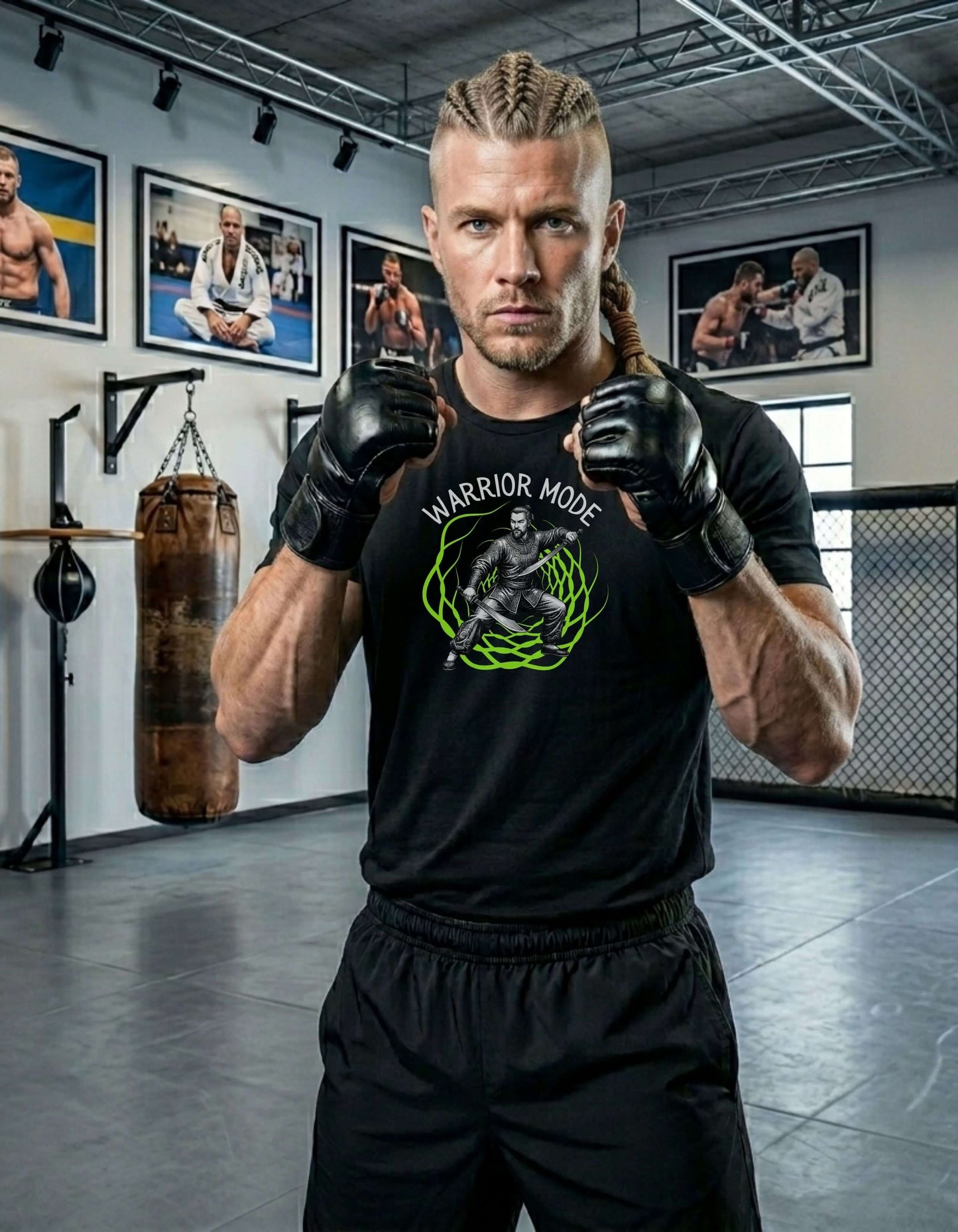 Warrior Mode T-Shirt for Men —      The Unbreakable Warrior Spirit