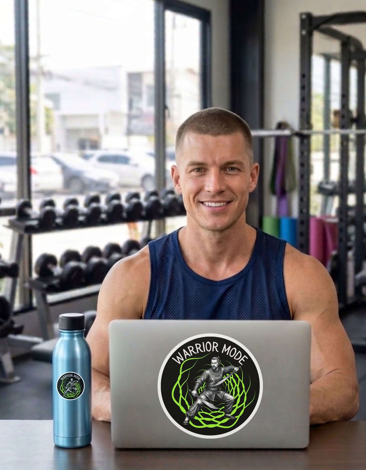 Warrior Mode Sticker for Men - The Unbreakable Warrior Spirit