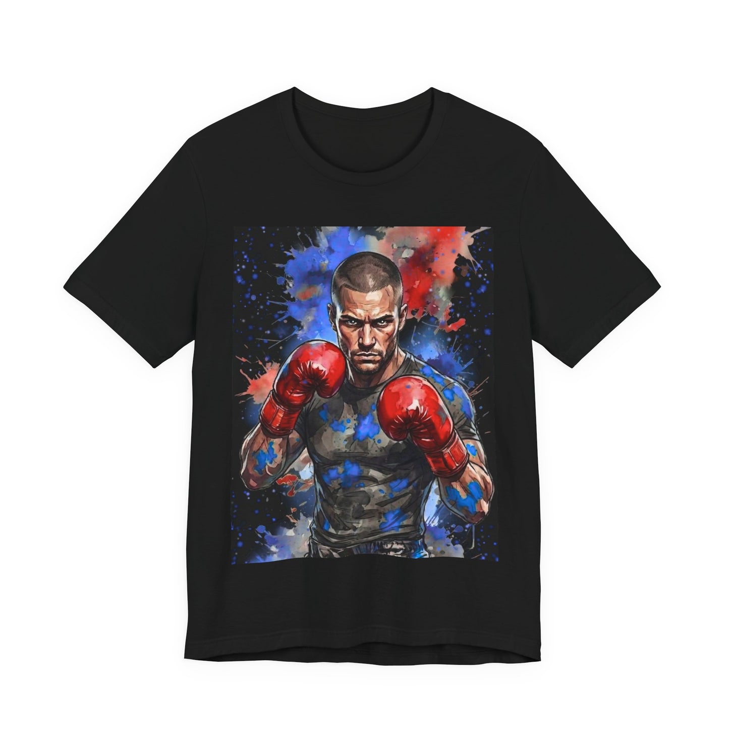 Fighter Spirit Boxer Guy Men's T-Shirt — Strong, Fearless & Unstoppable